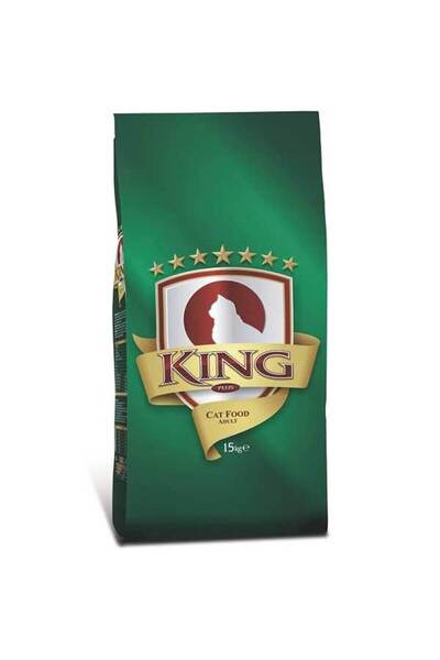 King Adult Cat Balıklı Kedi Maması 15 Kg