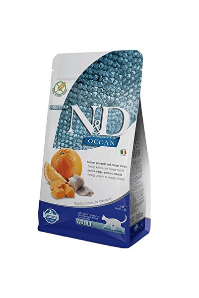 N&D Ocean Balkabaklı Balıklı Portakallı Kedi Maması 5 Kg