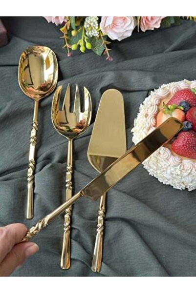 Mikasa Moor Natty Gold 4-Piece Service Set