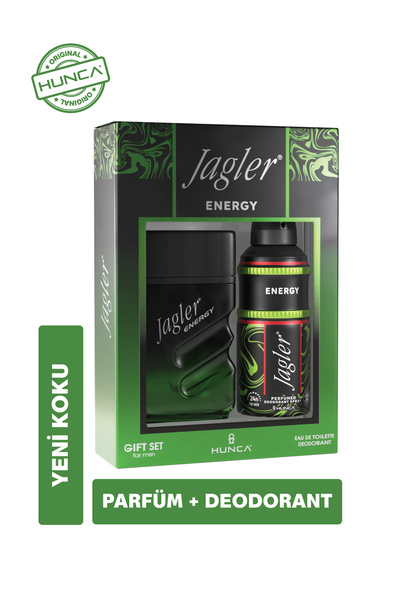 Jagler Energy Erkek Parfüm Seti (EDT 90 ML & DEODORANT 150 ML)