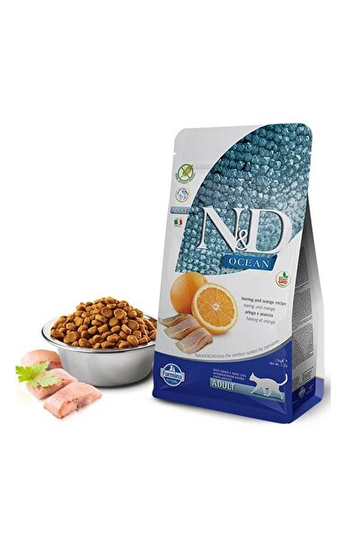 N&D Nd Ocean Adult Herring &amp; Orange Cat Food 1.5 kg