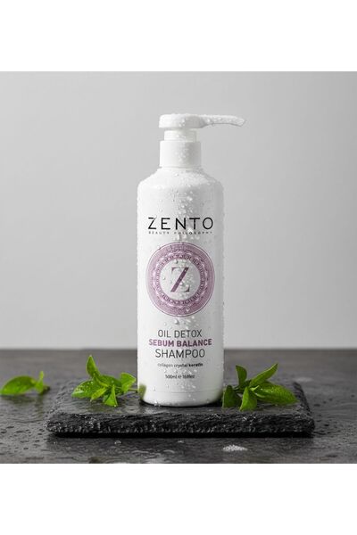ZENTO Oıl Detox Sebum Balance Yağlı Saçlar İçin Bakım Şampuanı 500 ml