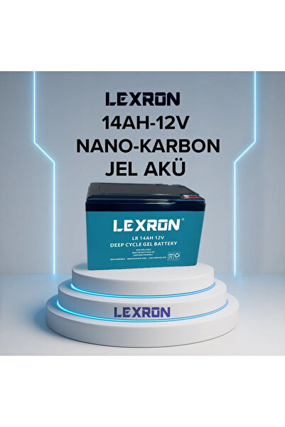 Lexron 12V 14AH DEEP CYCLE JEL AKÜ