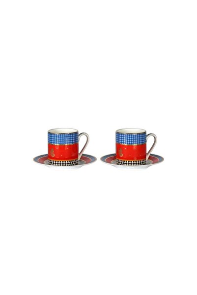 Lucky Art Maggey Bone 2-Piece Coffee Cup Set