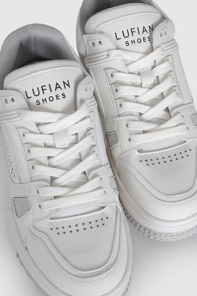 Lufian 112230250 Albert Casual Men's Leather Sneaker Shoes White