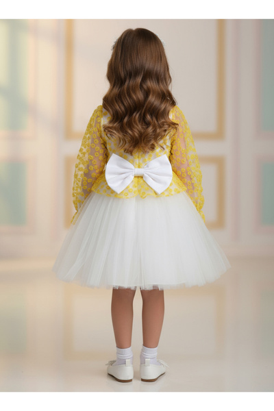 By Piera Prenses Tül Çocuk Elbise 08644