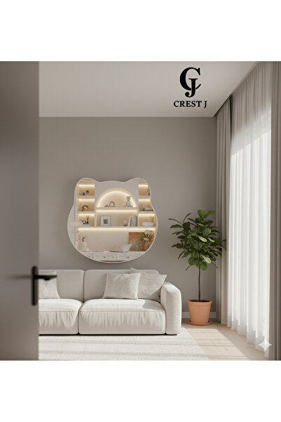 Crestj مرآة حائط أكريليك للأطفال على شكل ضفدع