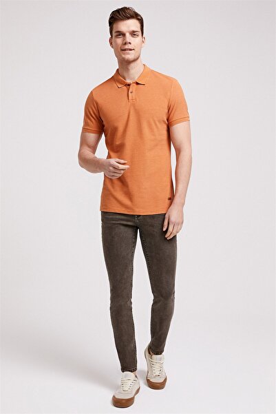 Lee Cooper Miless Men's Polo Neck T-Shirt Tile