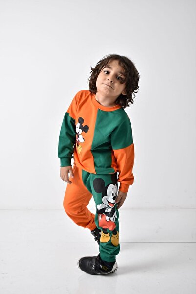 Banadamoda طقم بدلة رياضية مطبوعة للأولاد