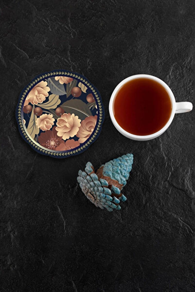 Valerine Life Rose and Cherry Patterned Washable Non-Slip Tea and Cup Coaster...