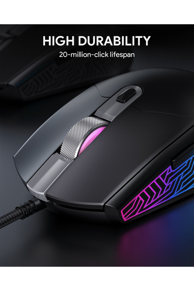 AUKEY ماوس الألعاب السلكي GM-F3 RGB