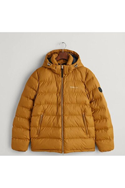 Gant Erkek Kahverengi Kapüşonlu Kapitone Mont