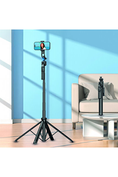 Torima C17 Black Selfie Stick Integrated Tripod