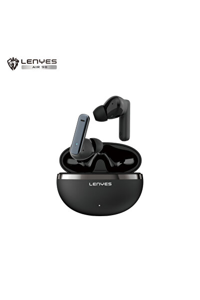 Lenyes سماعات أذن AIR 98 لاسلكية بتقنية البلوتوث (أسود)