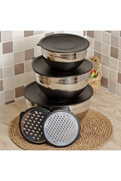 AROW 9 Piece Mixing Bowl with Lid