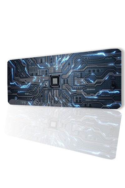 SonicTouch Tastatură pentru jocuri cu model de circuit cu cip anti-alunecare ...