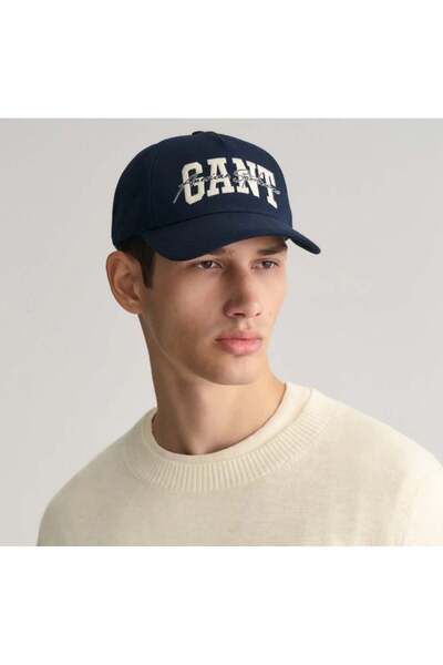 Gant Unisex Lacivert Logolu Şapka