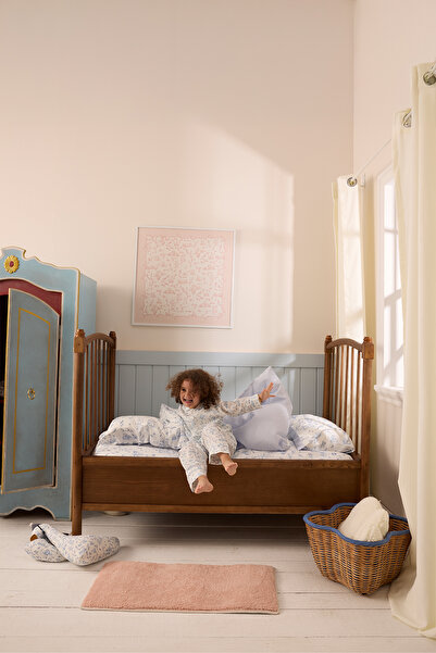 Atelier Babbi Baby Bedding Set - Toile De Jouy / Blue