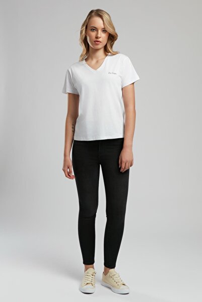 Lee Cooper Jaycee Very High Waist Slim Fit Very Narrow Leg Black Women's Jeans