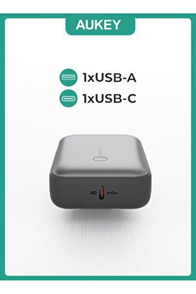 AUKEY PB-Y55 Spark Mini 20W PD 10،000mAh Compact, Fast Charging