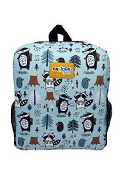 CARIOCA New Collection Patterned Mesh Pocket Baby Bag and Painting Set 4 Pieces