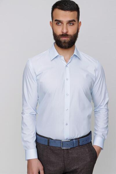 Efor GK 636 Mavi Klasik Gömlek