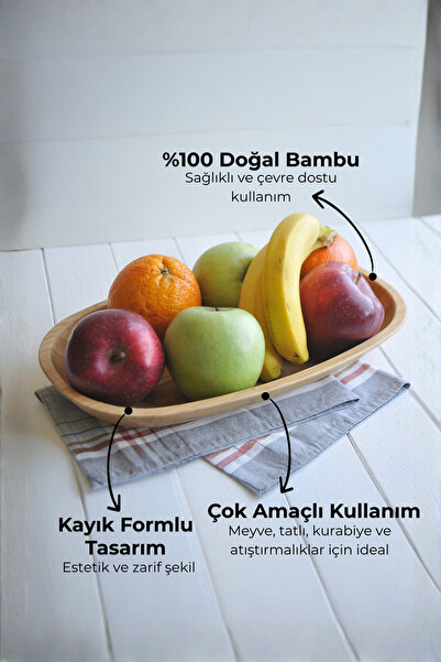 Bambum B2319 Caliente - 34 Cm Kayık Servis