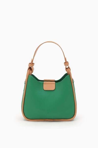 Levidor Women's Bag, Women's Shoulder Bag, Women's Handbag, with Removable Accessories (24x18x7.5cm)