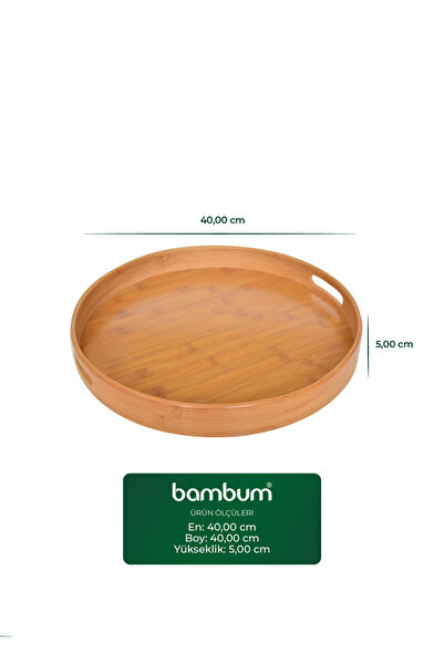Bambum Carne - Round Tray 40 Cm