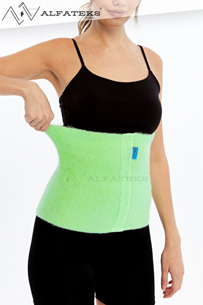 ALFATEKS مشد خصر من الصوف - مشد حراري - مشد دافئ - يحافظ على الدفء