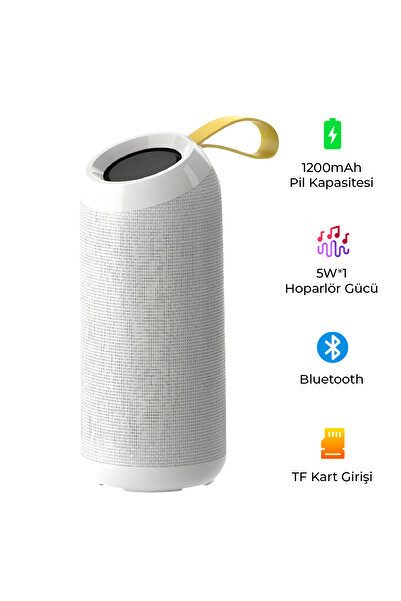 Bood MH-82 Askılı Kablosuz Bluetooth Hoparlör | 5 W, 1200 mAh Batarya, Askı Kordonlu Taşınabilir