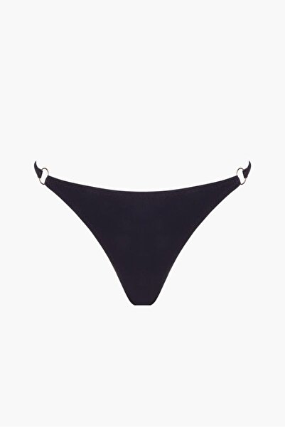 AYYILDIZ Ayyıldız 63067 Black Sitring Bikini Bottom