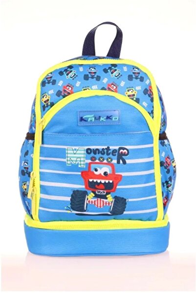 KAUKKO Дитяча сумка для дитячого садка Monster Truck