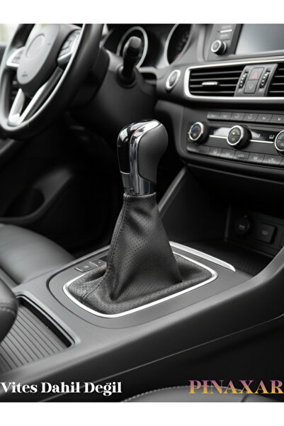 pınaxar Hyundai Matrix Siyah Nokta Desenli Deri Spor Dikiş Vites Körüğü