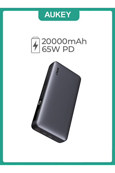 AUKEY Sprint X Power Bank 20,000 mAh 65W PD, PB-Y43 Selver