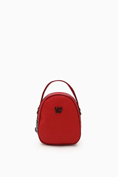 Levidor Kırmızı Mini Bucket Çanta
