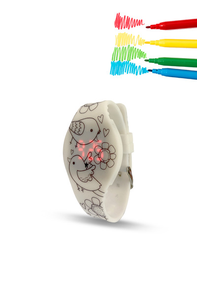 Fizzy Kendin Boya Çocuk Led Kol Saati