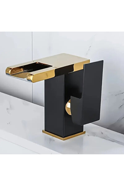 OEM Baterie lavoar LED cu 3 culori în funcție de temperatură, negru și auriu