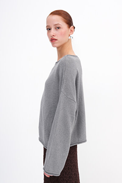 Addax Boat Neck Knitwear Sweater K10237-A5