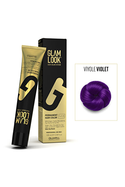 glam look | Viyolet | Kalıcı Saç Boyası 100 ml | Koruyucu, nemlendirici, besl...