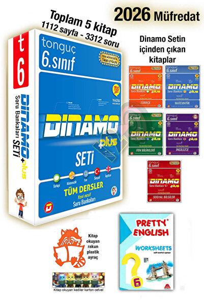 Tonguç Yayınları 6. Sınıf Dinamo Tüm Dersler Soru Bankası Seti 2026