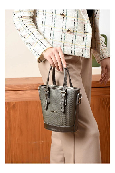 Just Polo Women's Stylish Hand and Shoulder Bag Shopper Suitable for Daily Use with Adjustable Strap Size: 16 X 21 cm