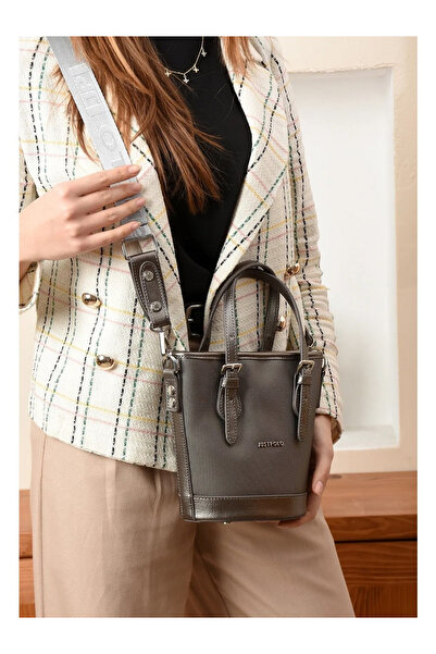 Just Polo Women's Stylish Hand and Shoulder Bag Shopper Suitable for Daily Use with Adjustable Strap Size: 16 X 21 cm