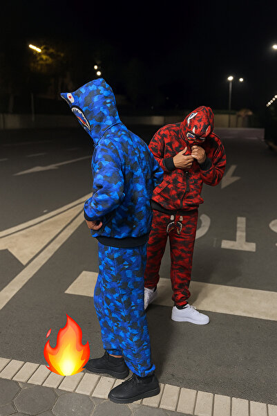 Erzani Kids çocuk bape takım seti papçi alt üst takım hırka esofman ikili takım PUGB MOBİLE (NEW SEZON)