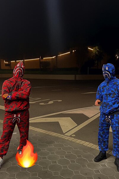 Erzani Kids çocuk bape takım seti papçi alt üst takım hırka esofman ikili takım PUGB MOBİLE (NEW SEZON)