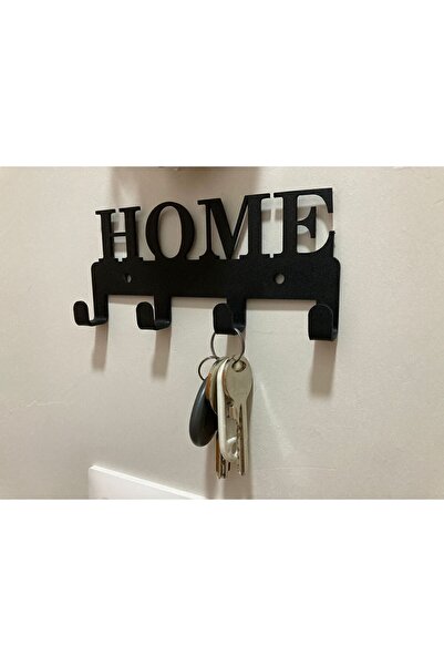Genel Markalar (HOME) Metal Anahtar Askılığı - Dekoratif Anahtarlık -3art