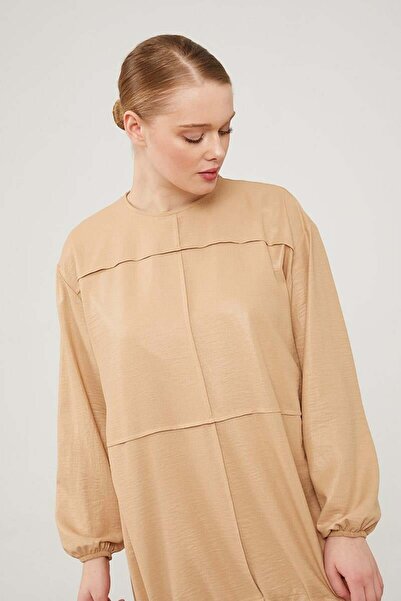 Levidor K.Beige Asymmetrical Cut Trousers Double Suit