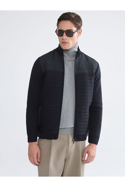 LC Waikiki Стандартна форма з прямим коміром Чоловічий трикотажний пальто