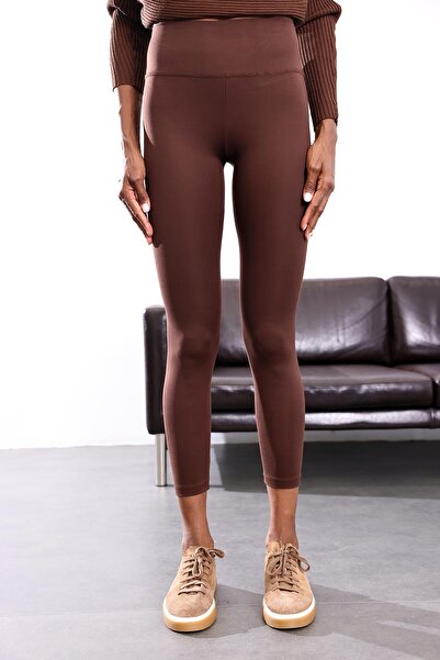 5in1Canpolat Brown Comfortlux High Waist Leggings