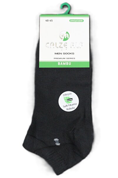 Calzealp Men's Bamboo Booties Socks Premium Series Single Bamboo Suitable for...